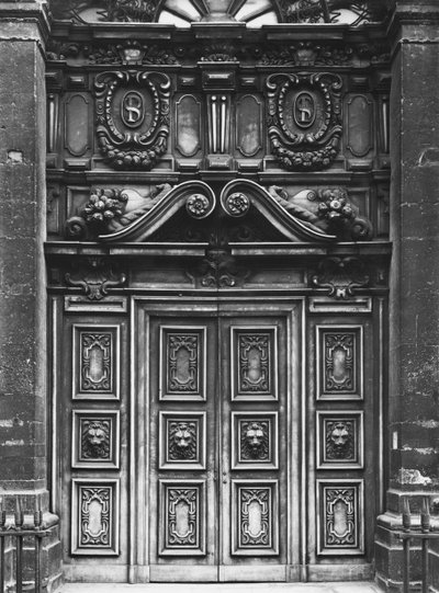 View of the facade of the Church of Saint-Paul-Saint-Louis, Paris, the main portal, 1627-41 by Etienne and Derand, F. Martellange